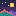 Pixel-art sunset over coral, violet, and teal mountains, made on a 16 by 16 canvas